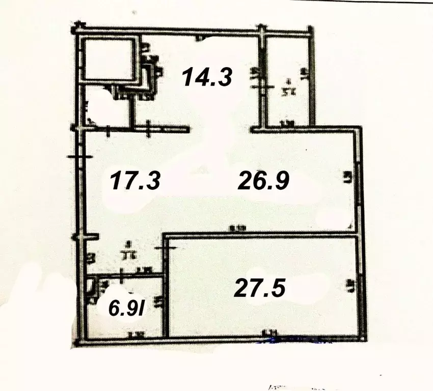 2-к кв. Крым, Симферополь ул. Севастопольская, 41Г (91.0 м) - Фото 1