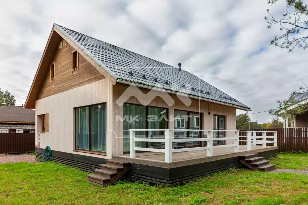 Коттедж в Ленинградская область, Приозерский район, Сосновское с/пос, ... - Фото 1