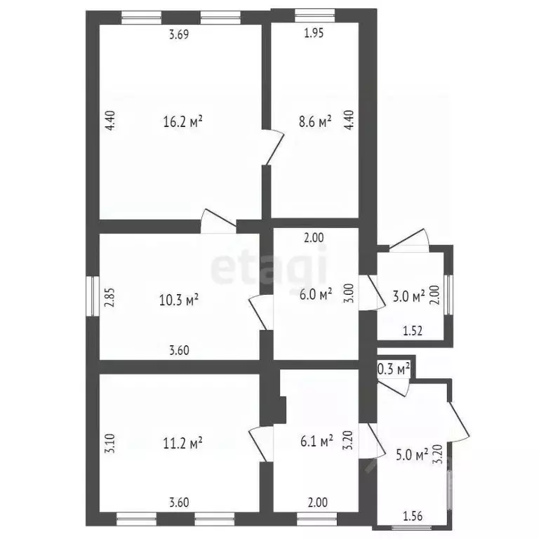 Дом в Ростовская область, Таганрог проезд 4-й Линейный (157 м) - Фото 2