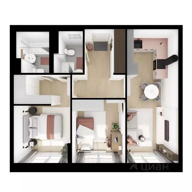 2-к кв. Московская область, Красногорск городской округ, пос. ... - Фото 2