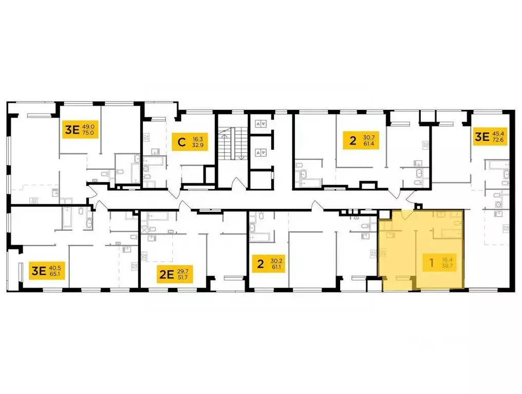 1-к кв. Москва Филатов Луг жилой комплекс, к6 (38.6 м) - Фото 0