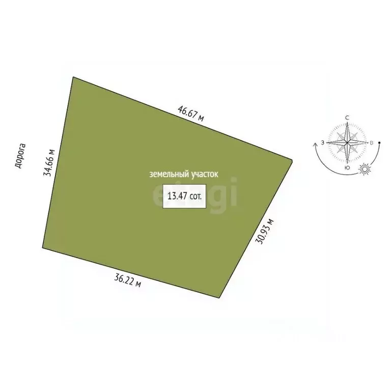 Участок в Ярославская область, Гаврилов-Ямский муниципальный округ, с. ... - Фото 2