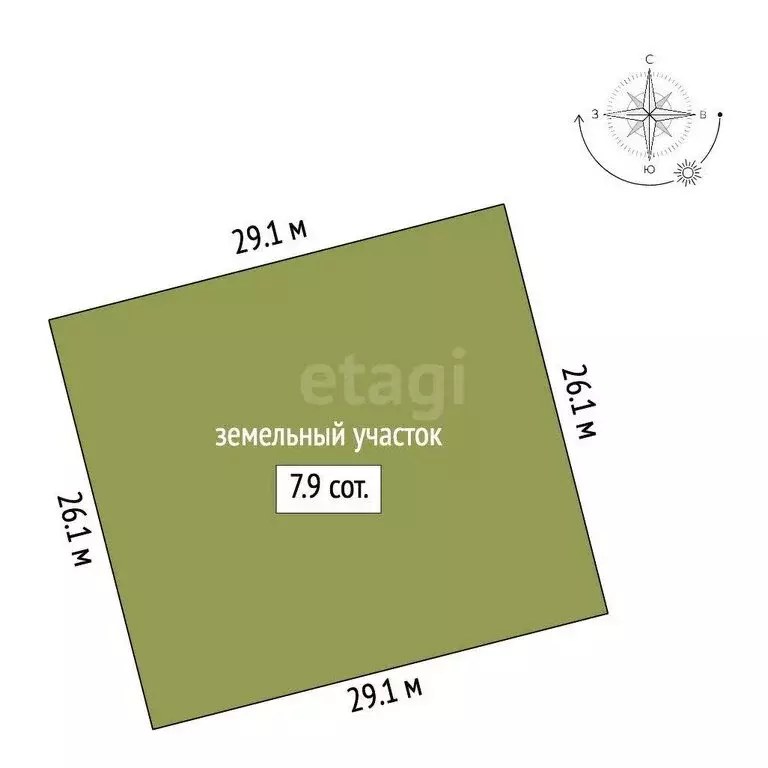 Участок в Калиновское сельское поселение, СТ Акташ-Кетен (7.9 м) - Фото 1