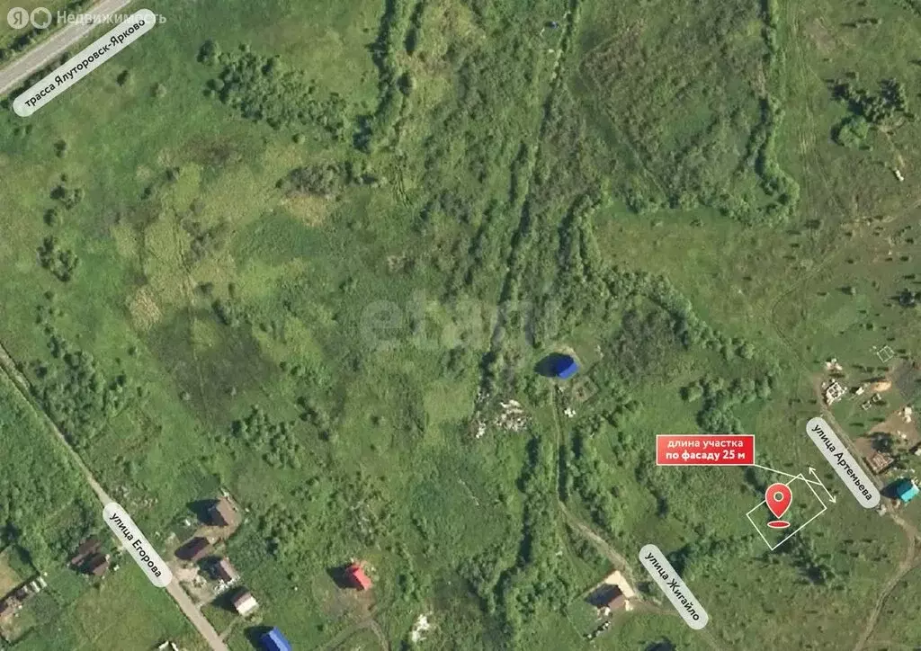 Участок в Ялуторовск, улица Артемьева (10 м) - Фото 2