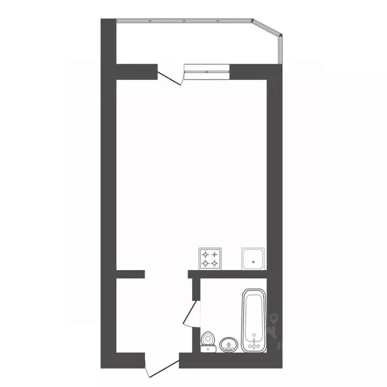 Студия Амурская область, Благовещенский район, с. Чигири ул. ... - Фото 2