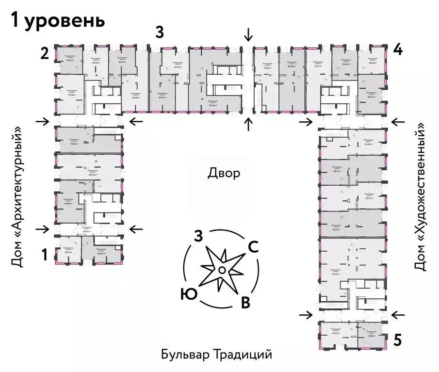 Торговая площадь в Тюменская область, Тюмень ул. Новоселов, 102 (56 м) - Фото 1