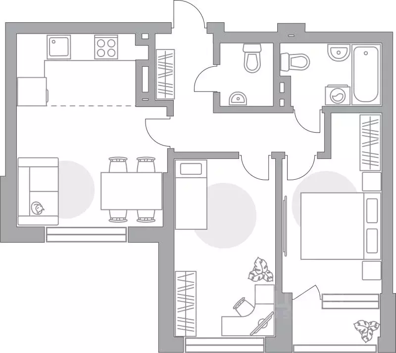3-к кв. Башкортостан, Уфа Зеленая Роща жилрайон, Лесная Симфония жилой ... - Фото 1