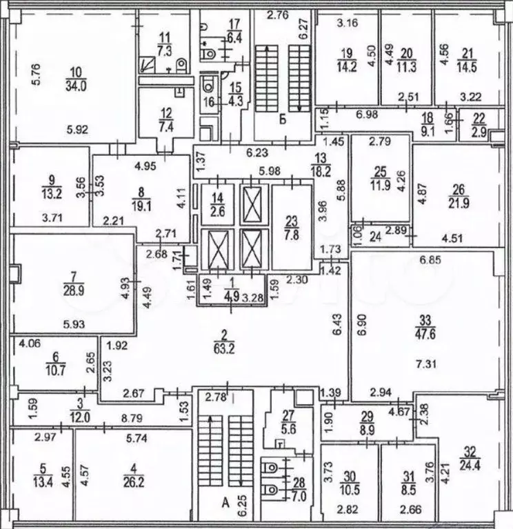 Офис (B+) 540 м в бизнес-центре «Glass House (Гласс Хаус) (Строение 1) ... - Фото 0
