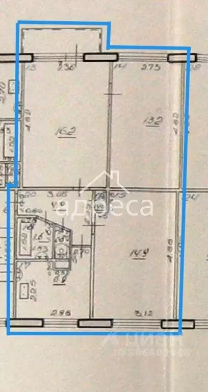 3-к кв. Самарская область, Самара Партизанская ул., 163 (59.0 м) - Фото 0