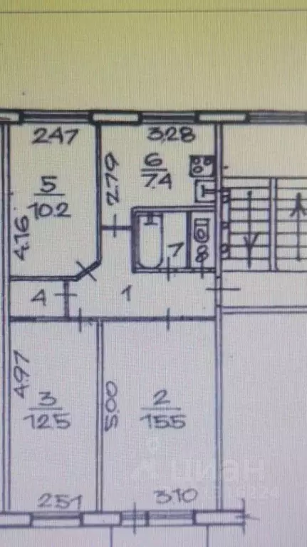 3-к кв. Новосибирская область, Новосибирск ул. Доватора, 31/2 (57.0 м) - Фото 0