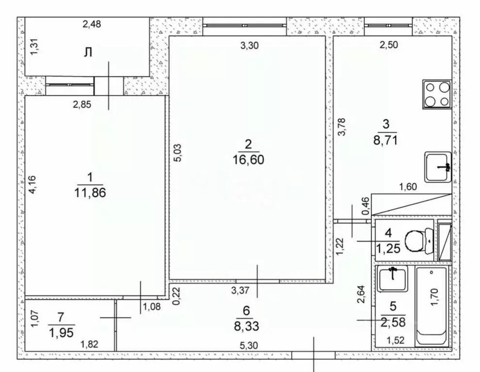 2-к кв. Ульяновская область, Ульяновск Пензенский бул., 6 (51.3 м) - Фото 2