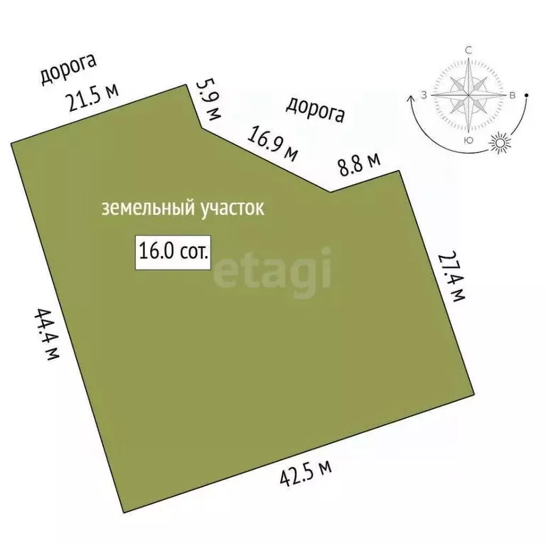 Участок в Тюменская область, Тюменский муниципальный округ, с. ... - Фото 1