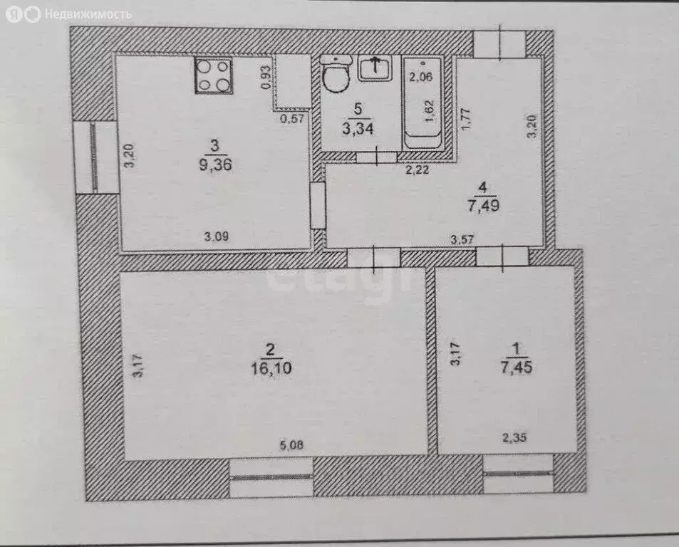 2-комнатная квартира: Ульяновск, проспект Нариманова, 19 (43.7 м) - Фото 1