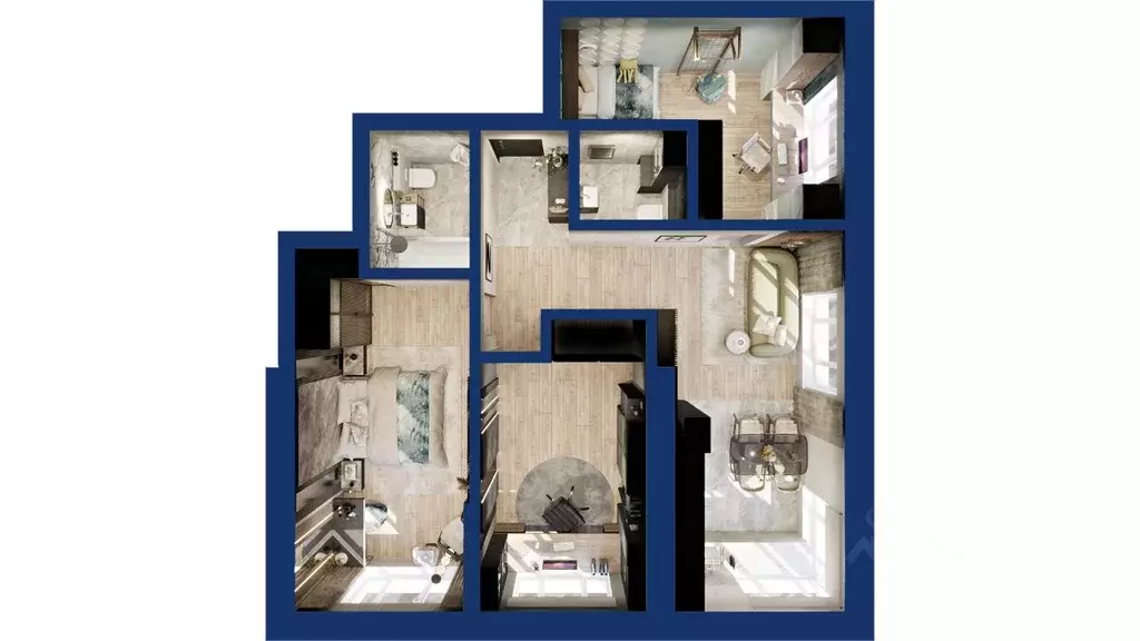 3-к кв. Башкортостан, Уфа Сипайловская ул., 31 (73.11 м) - Фото 2