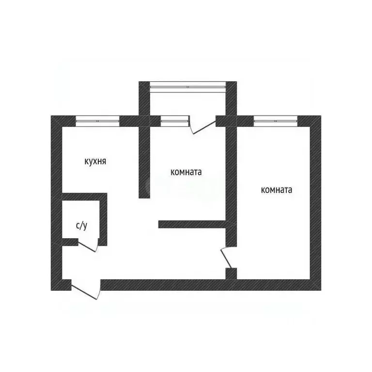 2-к кв. Приморский край, Владивосток ул. Адмирала Кузнецова, 70 (45.2 ... - Фото 1