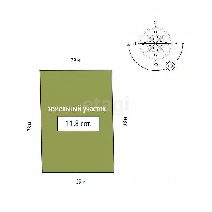 Участок в Красноярский край, Красноярск городской округ, пос. Солонцы  ... - Фото 2