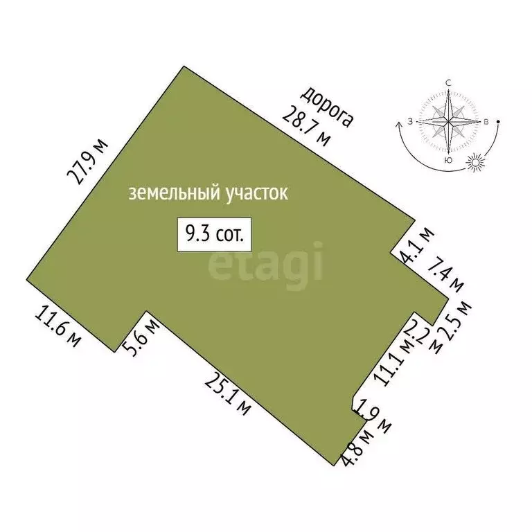 Участок в Феодосия, Черноморская набережная, 38Ю (9.35 м) - Фото 0