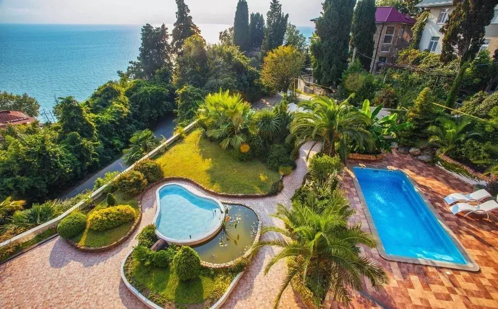 Коттедж в Краснодарский край, Сочи Малый Ахун мкр,  (1000 м) - Фото 2