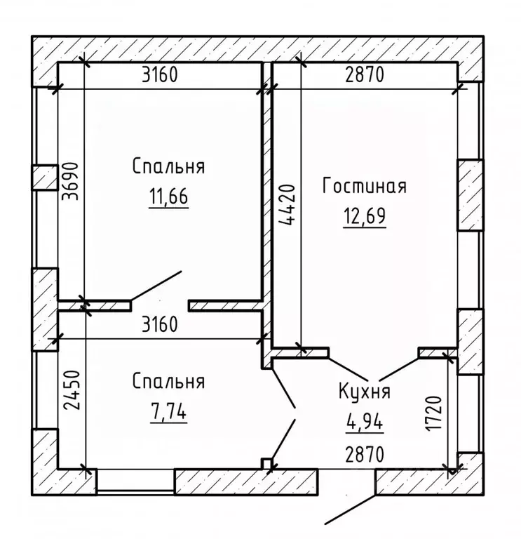 Дом в Кабардино-Балкария, Нарткала Урванский район, ул. Свободы, 4 (80 ... - Фото 2