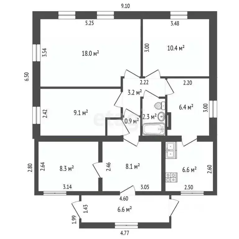Дом в Саратовская область, Балашов Верхняя ул., 29 (80 м) - Фото 2