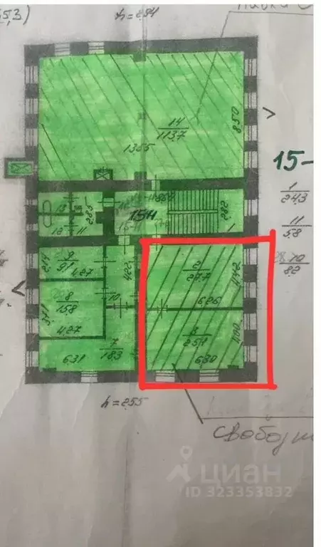 Помещение свободного назначения в Санкт-Петербург 16-я Васильевского ... - Фото 2