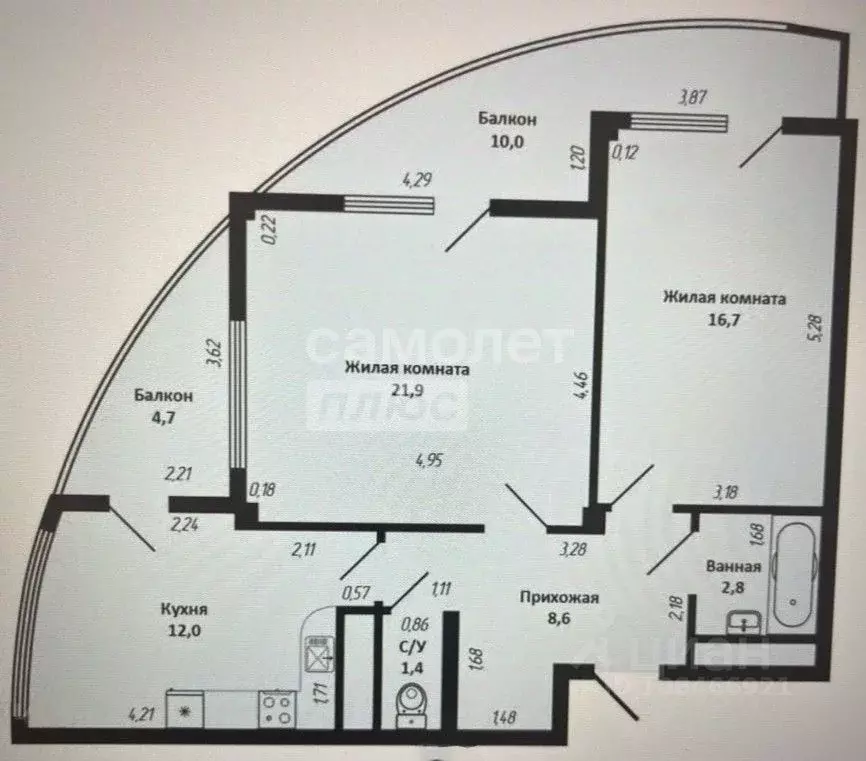 2-к кв. Краснодарский край, Краснодар Пашковский жилмассив, ул. ... - Фото 2