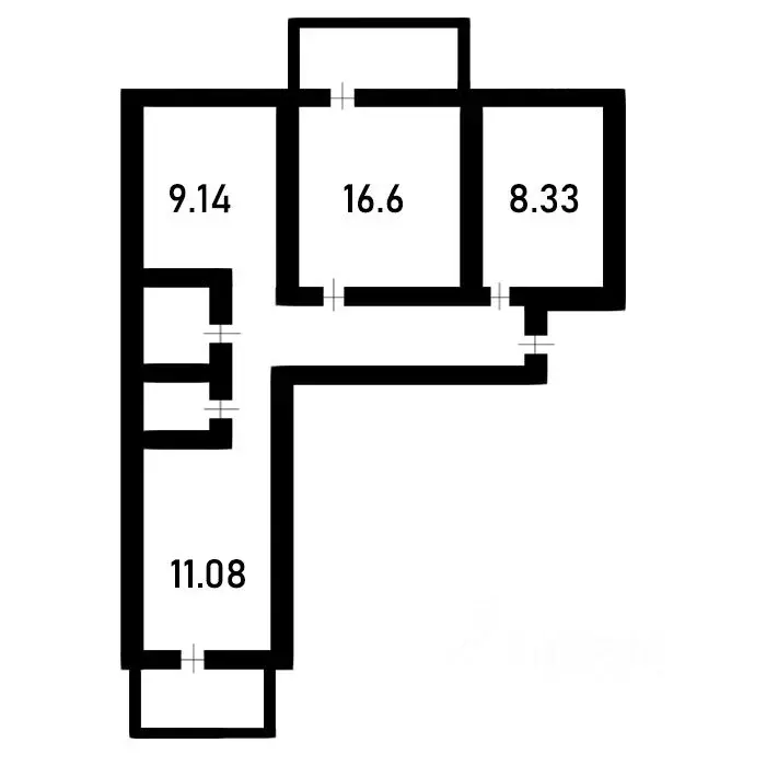 3-к кв. Ростовская область, Волгодонск ул. Академика Королева, 9 (59.2 ... - Фото 1