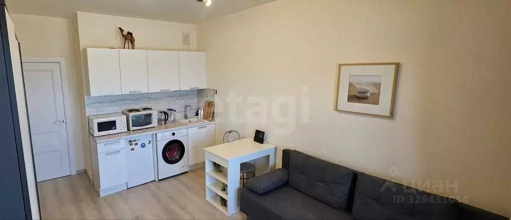 Студия Санкт-Петербург ул. Русановская, 20к3 (22.0 м) - Фото 2