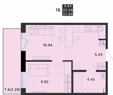 1-к кв. Псковская область, Псковский район, Завеличенская волость, д. ... - Фото 1