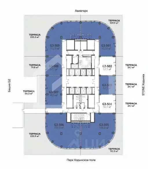 Помещение свободного назначения в Москва Ходынский бул., 20Ас1 (89 м) - Фото 2