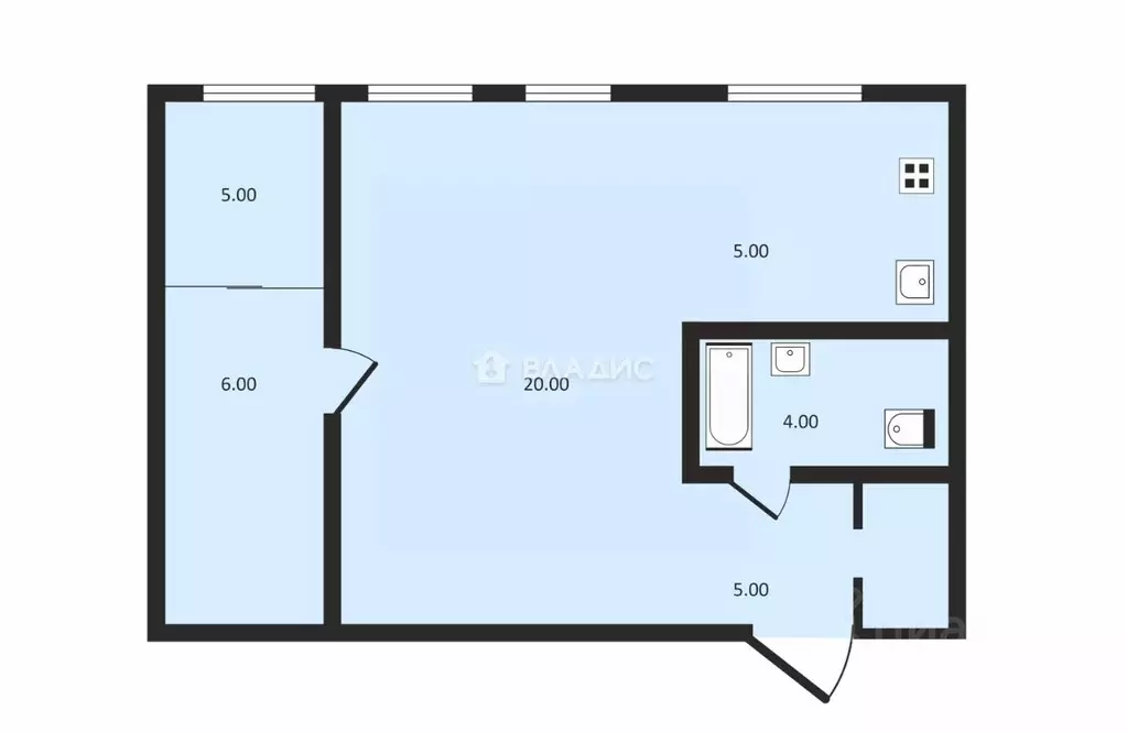 2-к кв. Москва Каспийская ул., 30К2 (45.1 м) - Фото 2