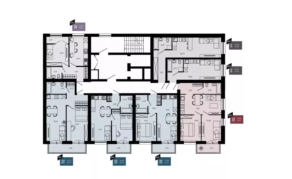 Студия Пензенская область, Пенза ул. Тепличная, 55 (32.26 м) - Фото 2