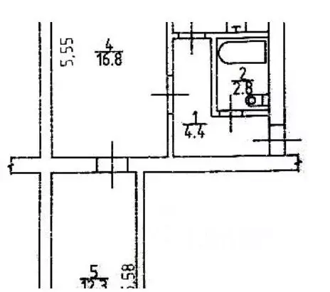 1-к кв. Севастополь ул. Леваневского, 16 (33.0 м) - Фото 2