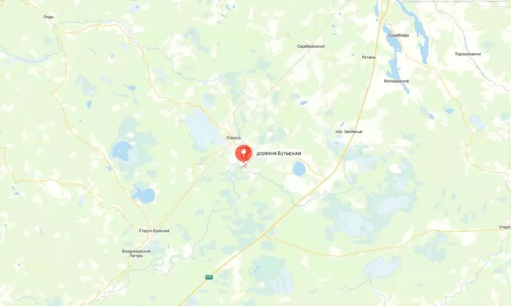 Участок в Псковская область, Плюсский муниципальный округ, д. Бутырьки ... - Фото 1