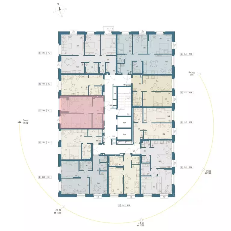 1-к кв. Башкортостан, Уфа Родина Парк жилой комплекс (40.7 м) - Фото 2
