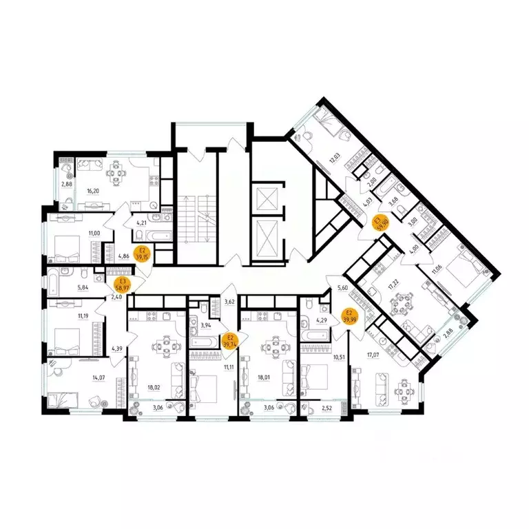 2-к кв. Рязанская область, Рязань ул. Земнухова (58.97 м) - Фото 1