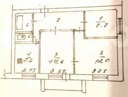 3-к кв. Тверская область, Тверь просп. Чайковского, 44к3 (58.2 м) - Фото 2