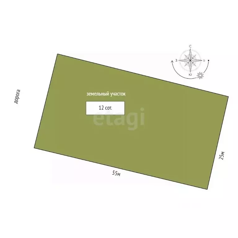 Участок в Крым, Ленинский район, Семисотское с/пос, с. Каменское ул. ... - Фото 2