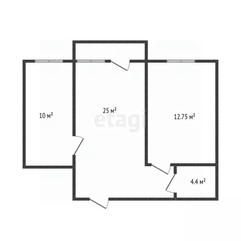 2-к кв. Дагестан, Махачкала ул. Азиза Алиева, 18 (51.3 м) - Фото 1