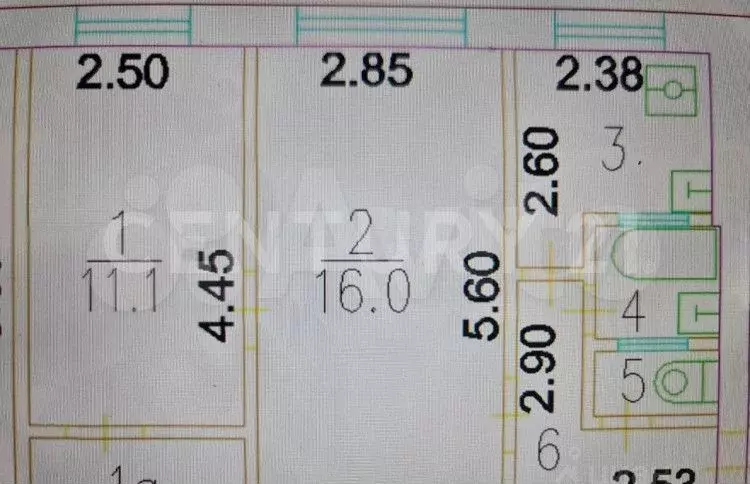 2-к. квартира, 42 м, 1/5 эт. - Фото 0
