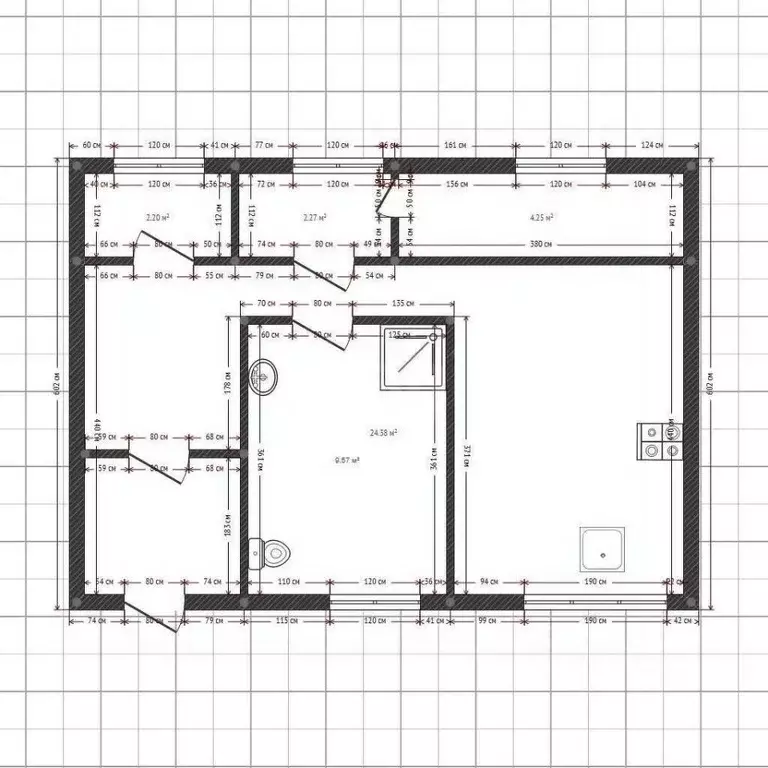 3-к кв. Смоленская область, Сычевка ул. Бычкова, 28 (63.1 м) - Фото 1