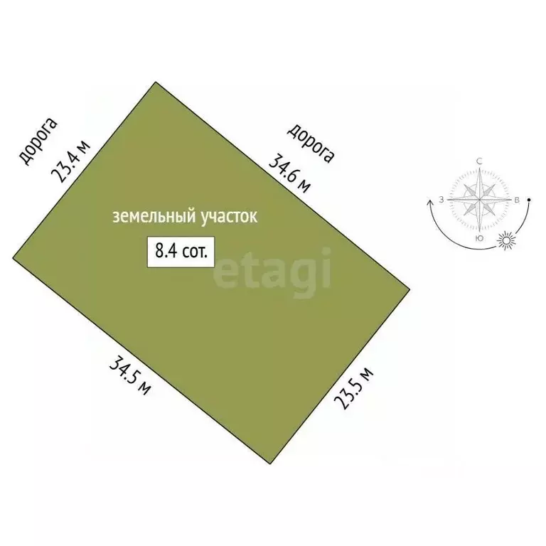 Участок в Тюменская область, Тюмень  (8.0 сот.) - Фото 1