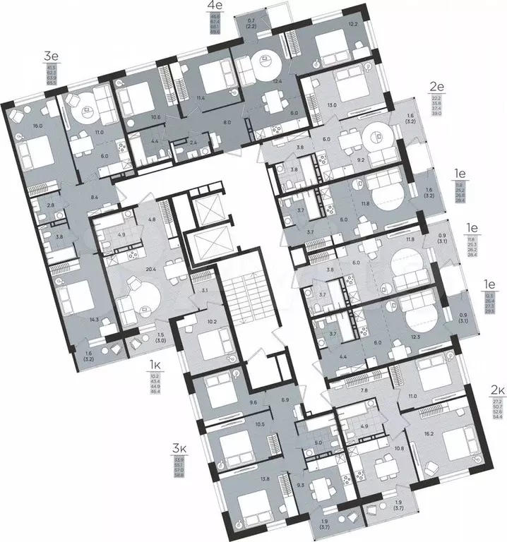 3-к. квартира, 57 м, 2/8 эт. - Фото 1