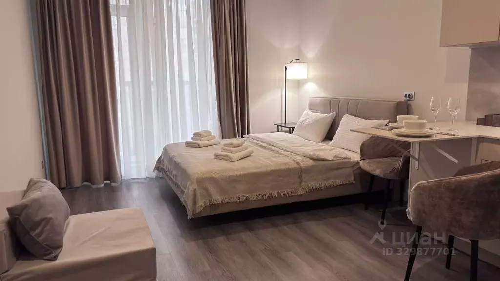 Студия Санкт-Петербург Кубинская ул., 76к1 (24.1 м) - Фото 1