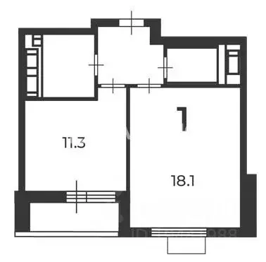 1-к кв. Москва ул. Маршала Чуйкова, 9А (39.2 м) - Фото 2