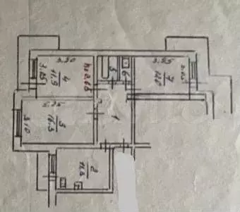 3-к. квартира, 75 м, 4/9 эт. - Фото 0