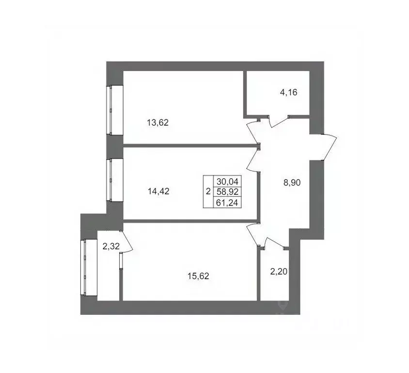 2-к кв. Волгоградская область, Волгоград Клубный дом на Жукова жилой ... - Фото 1