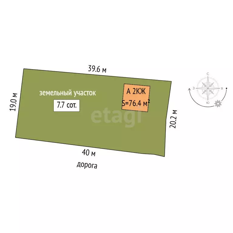 Дом в Тюмень, садовое товарищество Рябинка-2 (76.4 м) - Фото 1