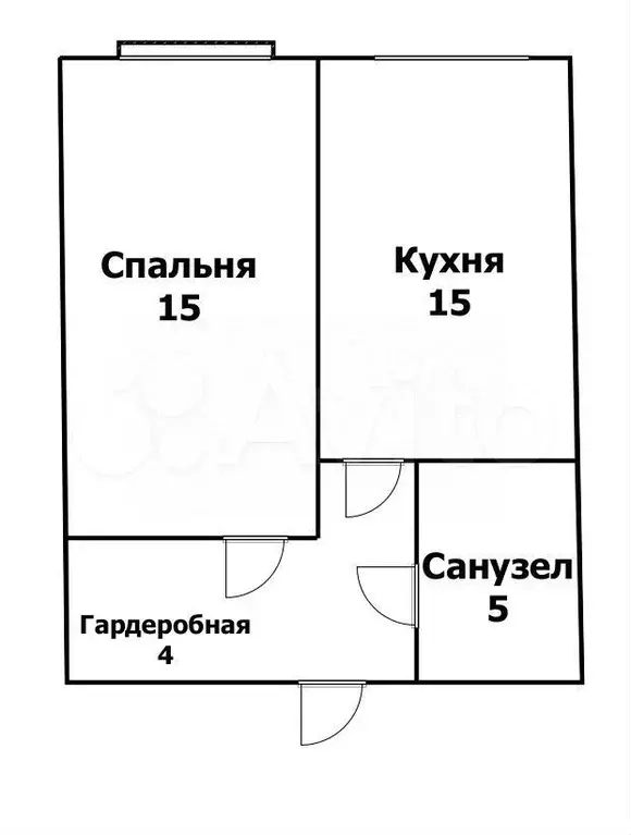 1-к. квартира, 43 м, 6/8 эт. - Фото 0