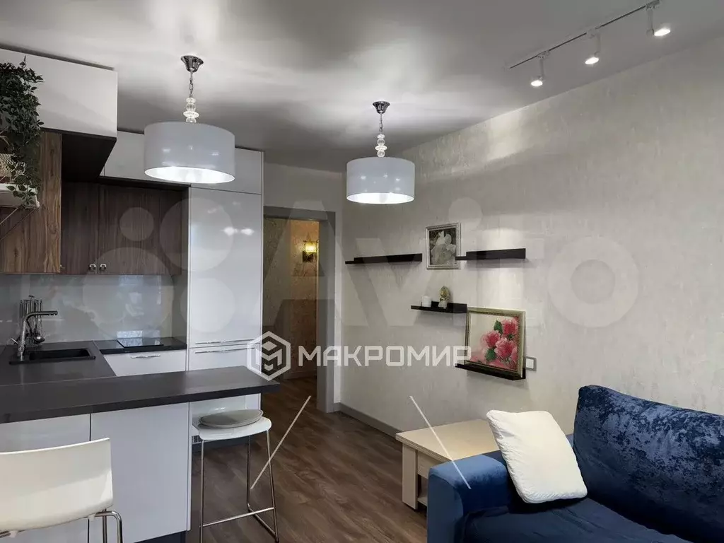 1-к. квартира, 43,6 м, 3/4 эт. - Фото 0